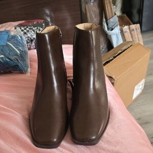 Elegant Brown Ankle Booties